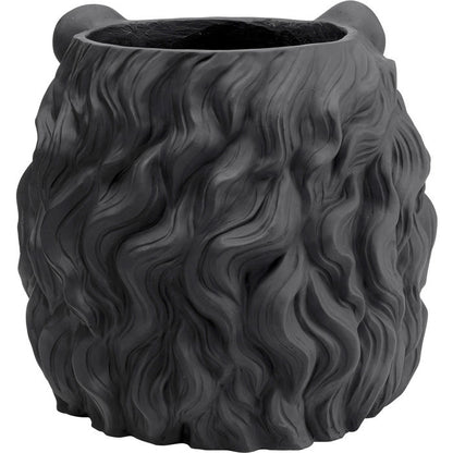 Deco Planter Lion Black - JULIA VENCE STORE