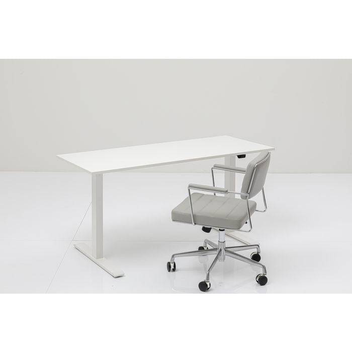 White Office Desk