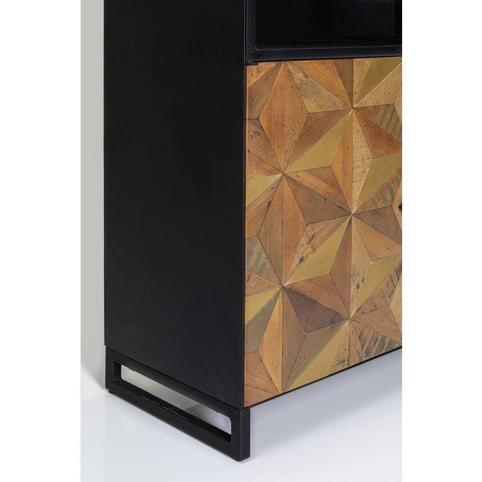 Display Cabinet Illusion Gold 90x180cm - JULIA VENCE STORE