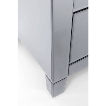 Dresser Luxury Push 3 Drawers Grey - JULIA VENCE STORE