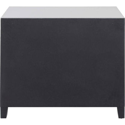 Dresser Luxury Push 3 Drawers Grey - JULIA VENCE STORE