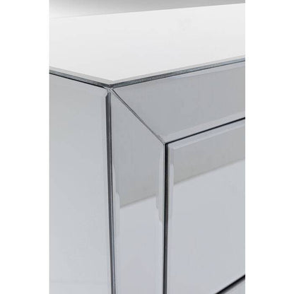 Dresser Luxury Push 3 Drawers Grey - JULIA VENCE STORE