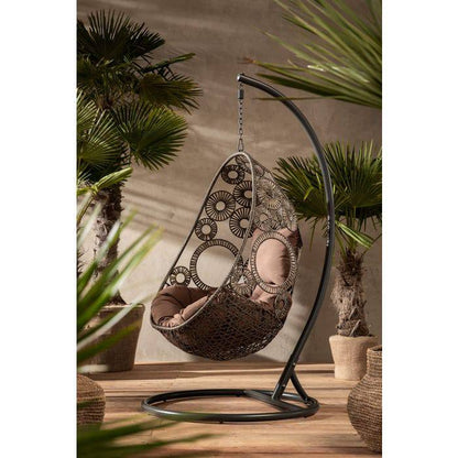 Hanging Chair Ibiza Brown - JULIA VENCE STORE