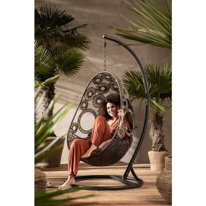 Hanging Chair Ibiza Brown - JULIA VENCE STORE