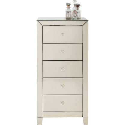 High Dresser Luxury Champagne 5 Drawers - JULIA VENCE STORE