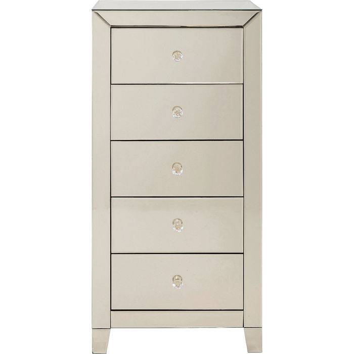 High Dresser Luxury Champagne 5 Drawers - JULIA VENCE STORE