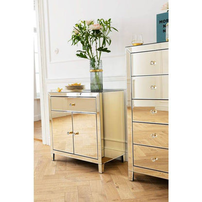 High Dresser Luxury Champagne 5 Drawers - JULIA VENCE STORE