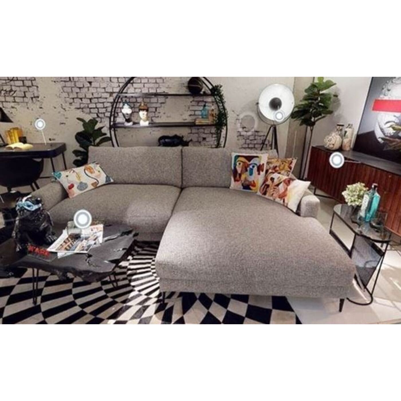 Corner Sofa Catania Grey