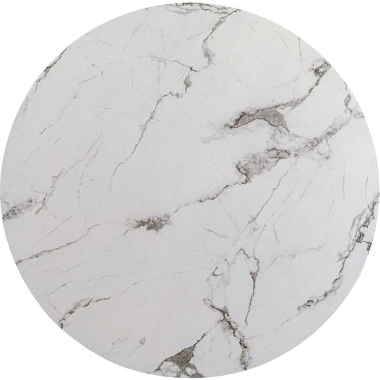 Table Top Schickeria Marble White √ò80cm