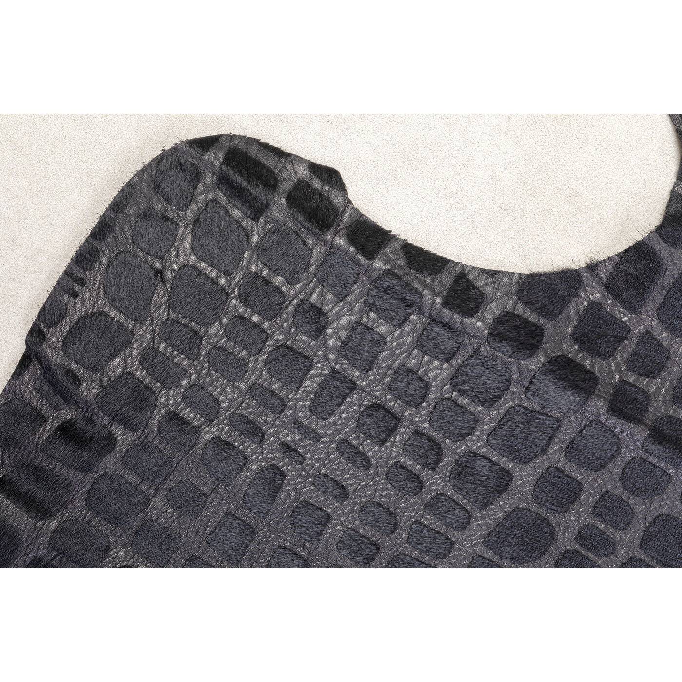 K&F Carpet Croco Black 168x224cm