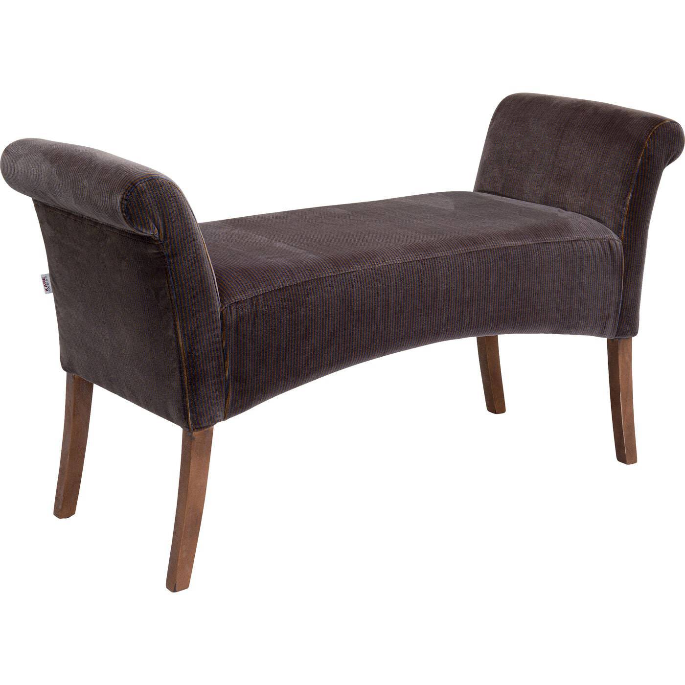 Velvet Brown Bench