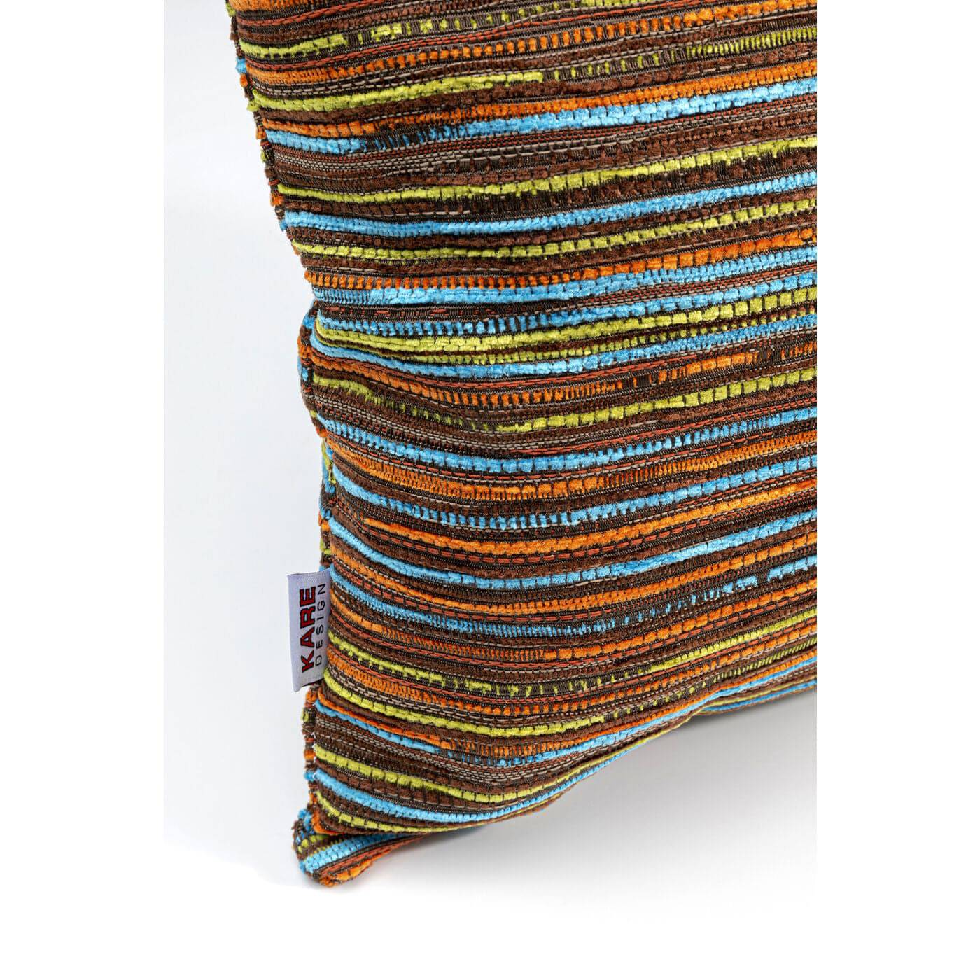 Cushion Colourful Stripes Brown 40x40cm