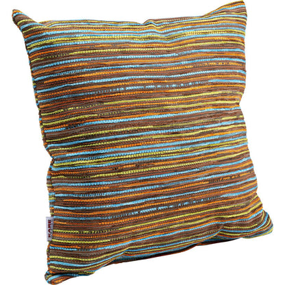 Cushion Colourful Stripes Brown 40x40cm