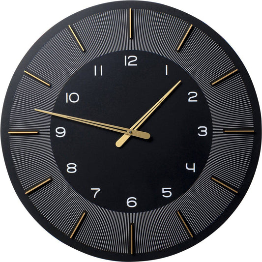 wall clock lio black o60