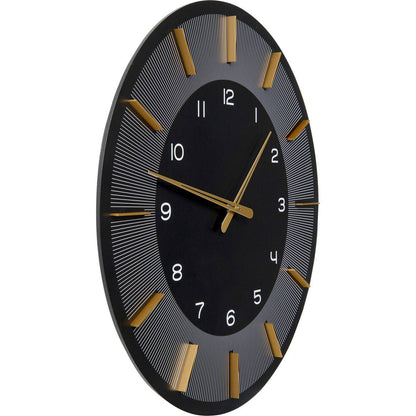 wall clock lio black o60