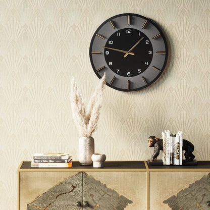 wall clock lio black o60