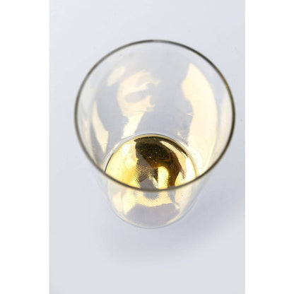 water glass electra high ball gold