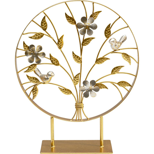 Deco Object Singing Birds Gold 38cm