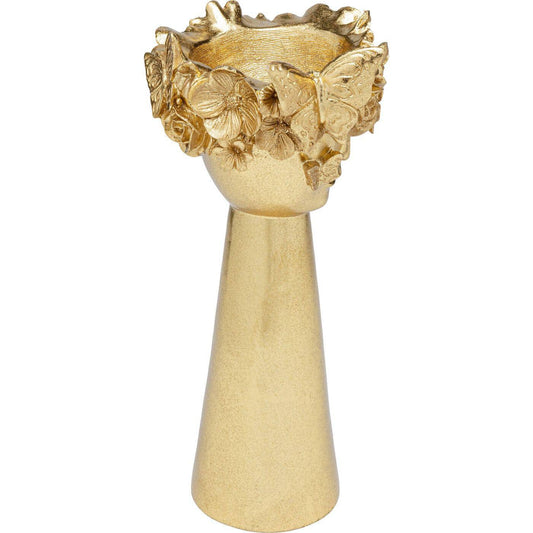 Deco Vase Flowercrown Gold 41cm