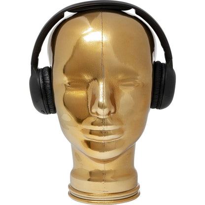 Headphone Mount Gold Metallic