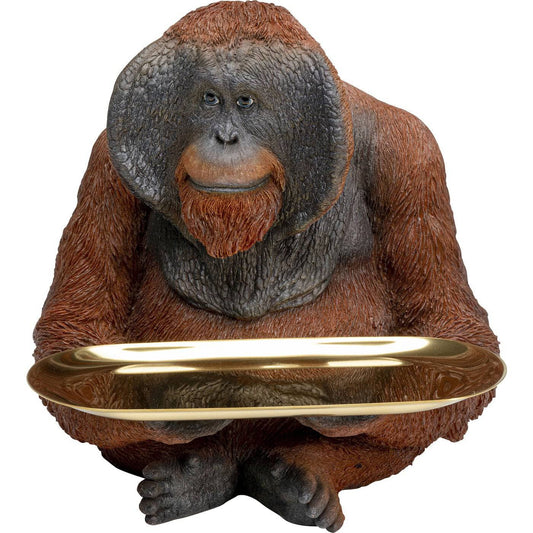 Deco Figurine Butler Orang Utan 41cm