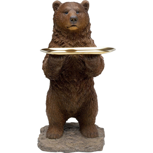 Deco Figurine Butler Standing Bear 62cm