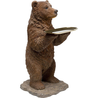 Deco Figurine Butler Standing Bear 62cm