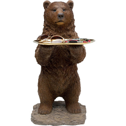 Deco Figurine Butler Standing Bear 62cm