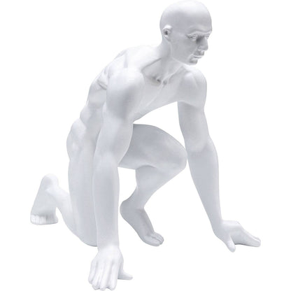 Deco Figurine Runner White 25cm