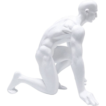 Deco Figurine Runner White 25cm