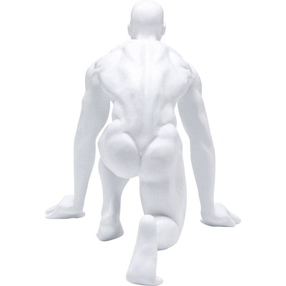 Deco Figurine Runner White 25cm