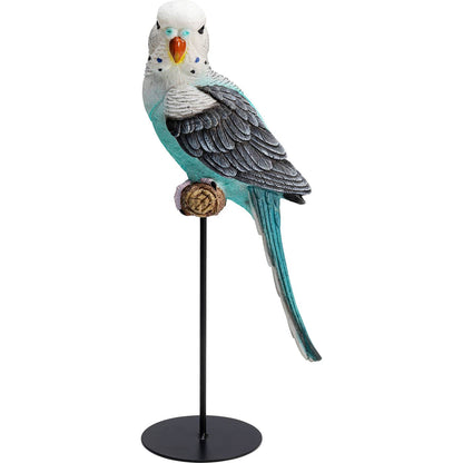 Deco Figurine Parrot Turquoise 36cm