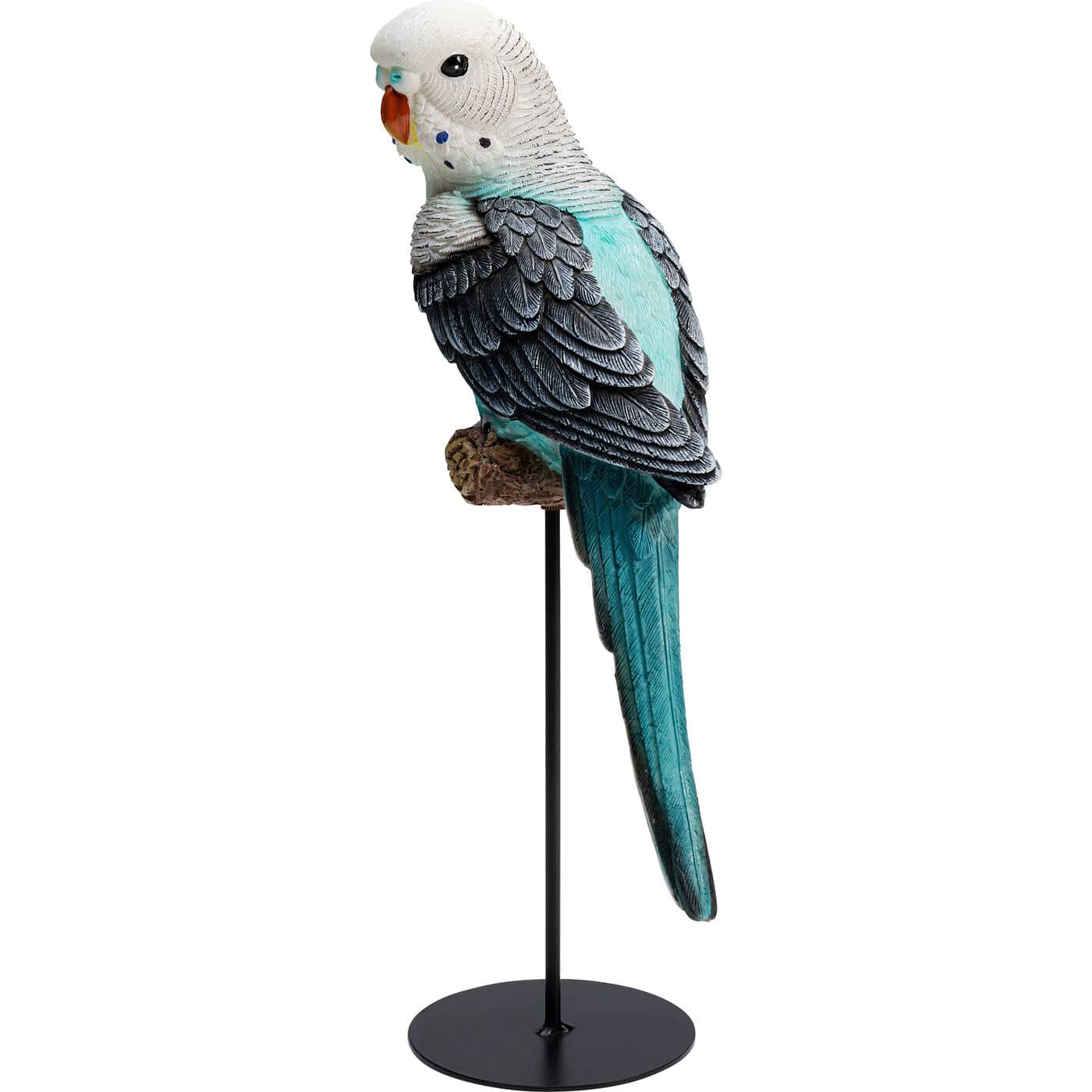 Deco Figurine Parrot Turquoise 36cm