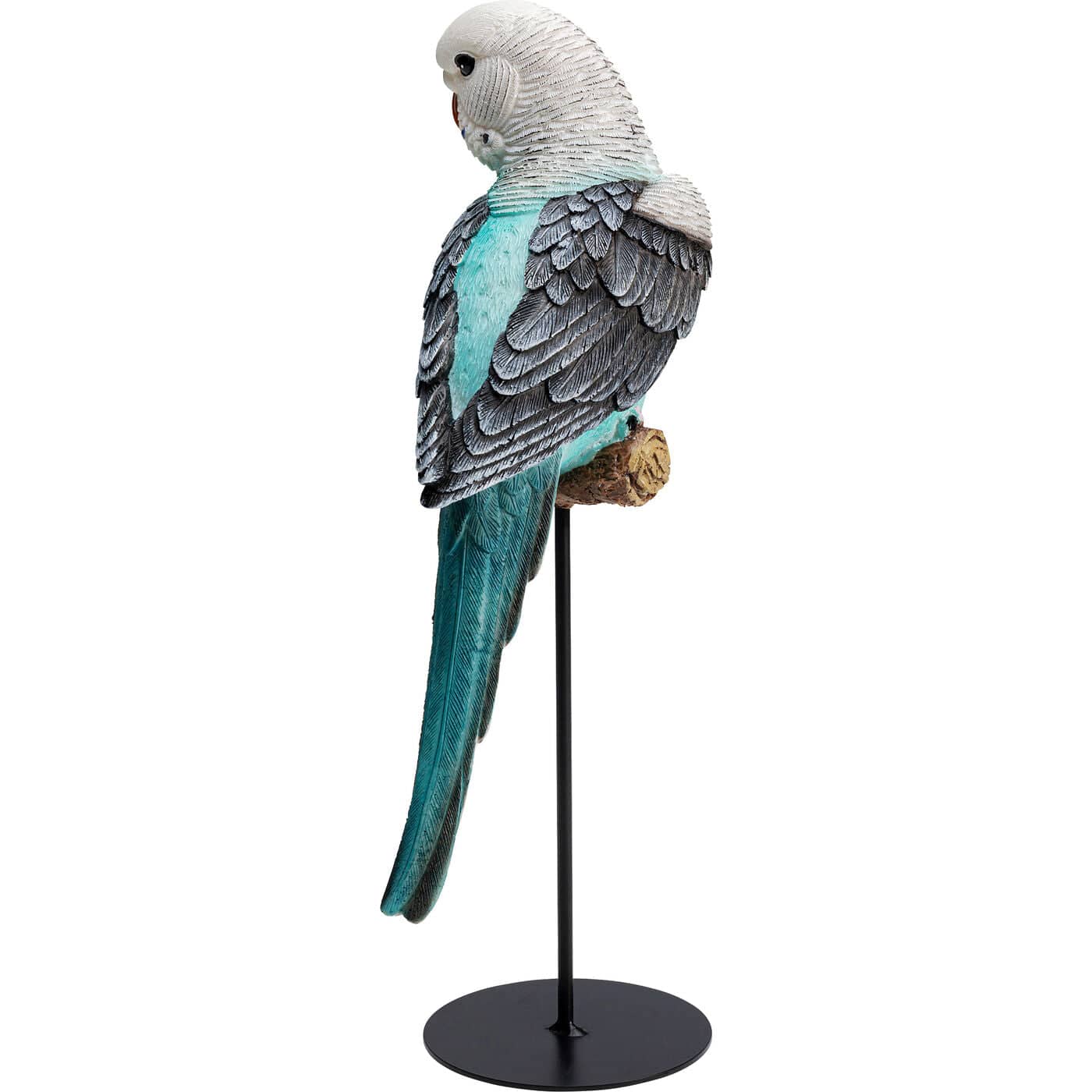 Deco Figurine Parrot Turquoise 36cm