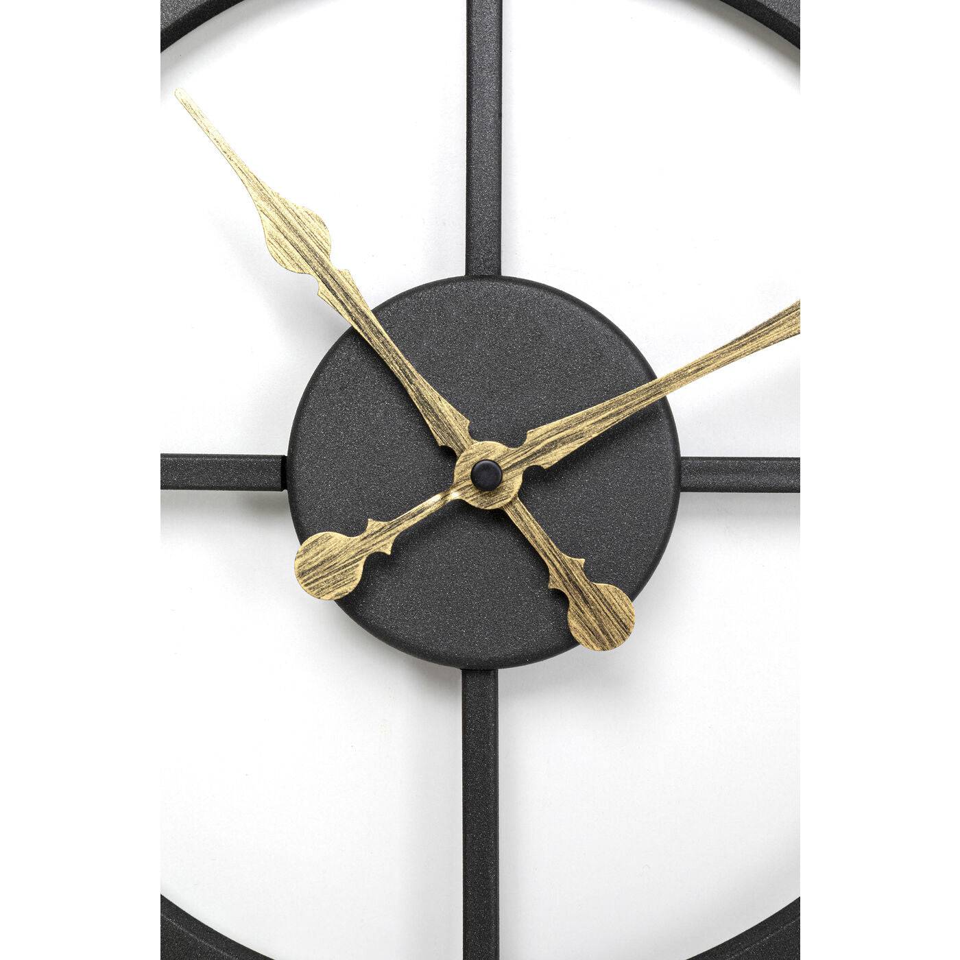 Wall Clock Roman Black √ò41cm