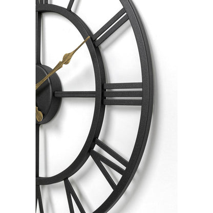 Wall Clock Roman Black √ò41cm