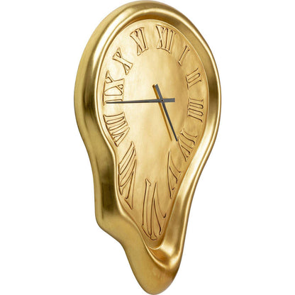 Wall Clock Big Drop Gold 92x127cm