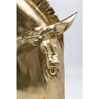 Deco Object Horse Face Gold 72cm