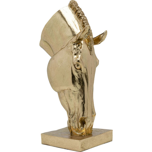 Deco Object Horse Face Gold 57cm