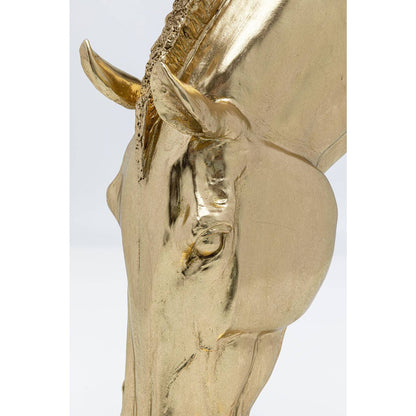 Deco Object Horse Face Gold 57cm