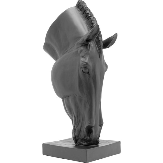 Deco Object Horse Face Black 57cm