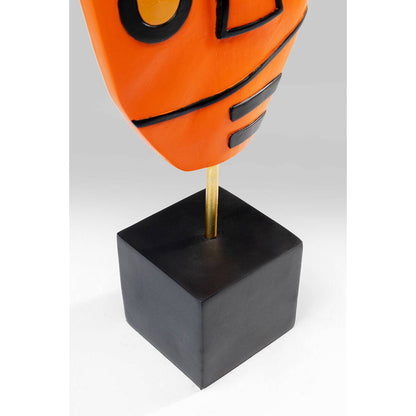 Deco Object Face Orange 50cm