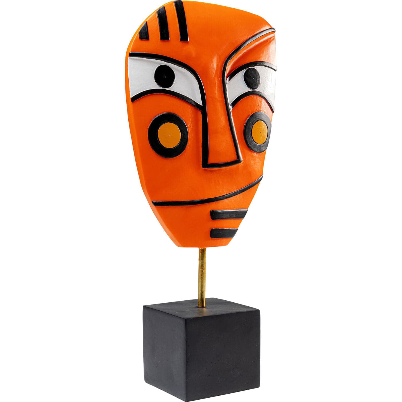 Deco Object Face Orange 50cm