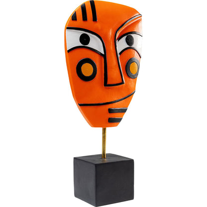 Deco Object Face Orange 50cm