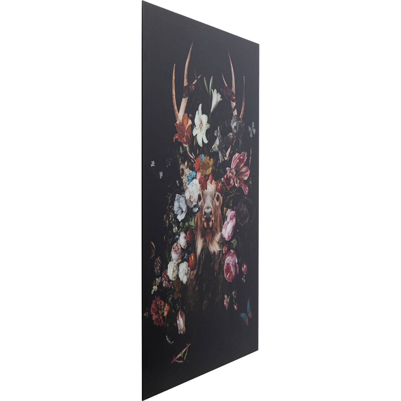 Glass Picture Deer Garden 80x120cm