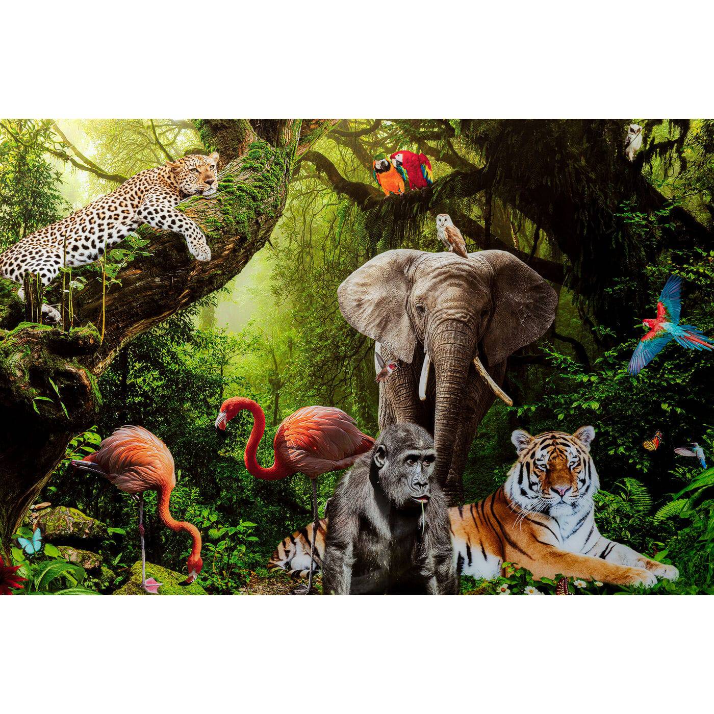 Glass Picture Animal Paradise 150x100cm