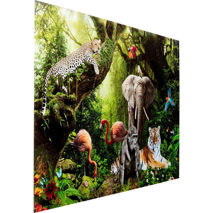 Glass Picture Animal Paradise 150x100cm