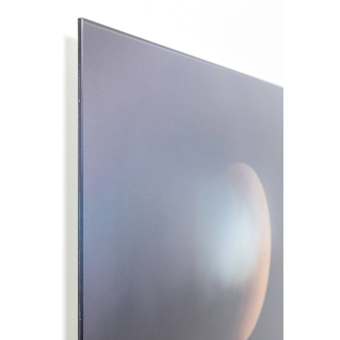 Glass Picture Skyline Moon 80x120cm