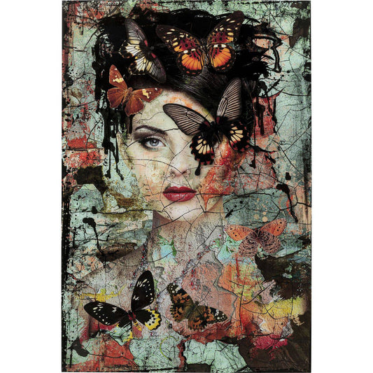 Butterfly Woman Wall Art 