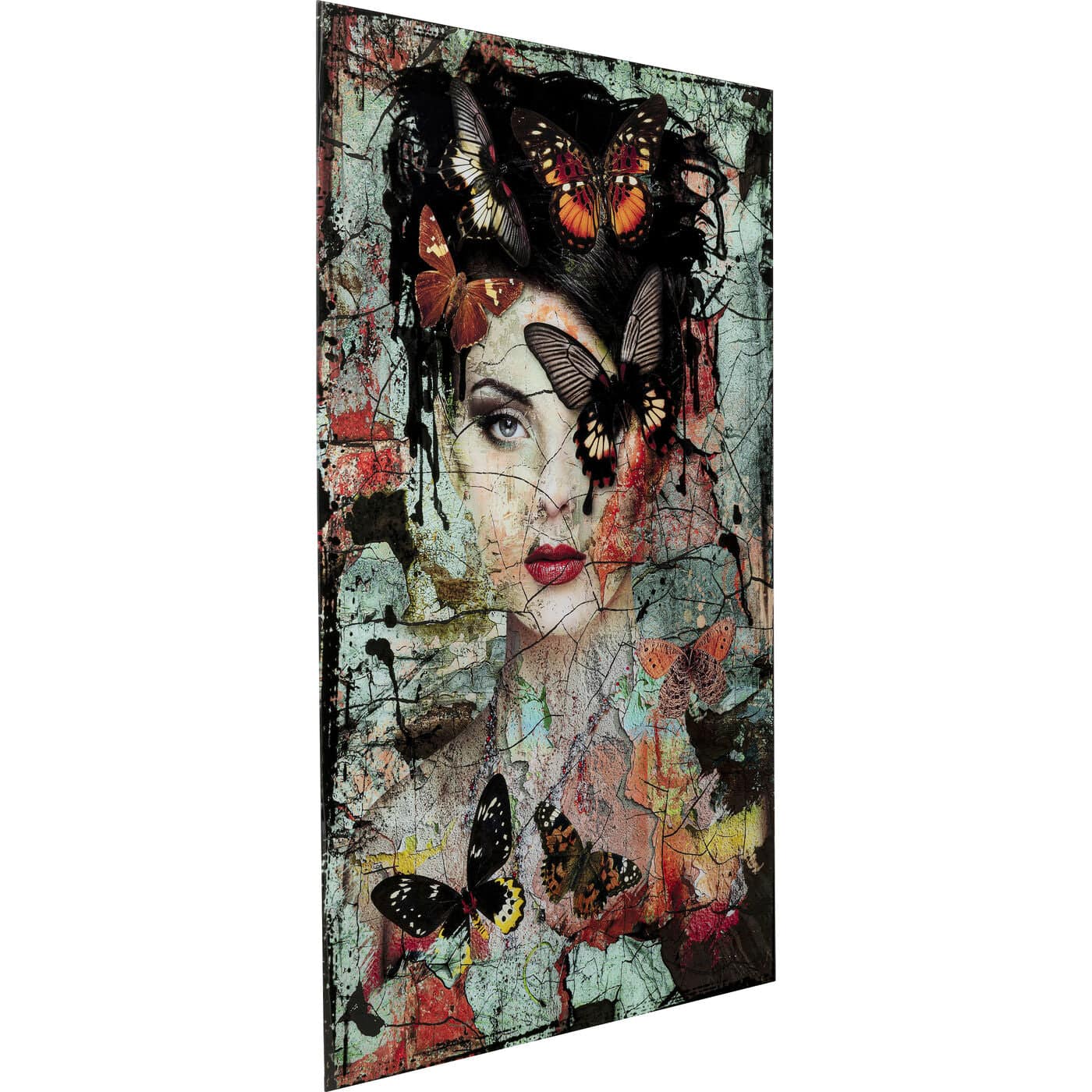 Butterfly Woman Wall Art 